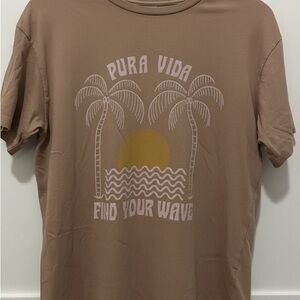 Pura Vida Find Your Wave Graphic Oversized T-Shirt | Boho Beach Vacation Tee